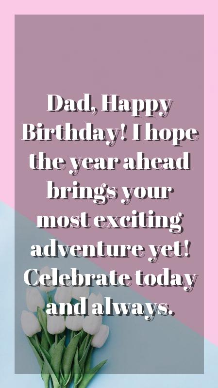 small birthday wishes for father